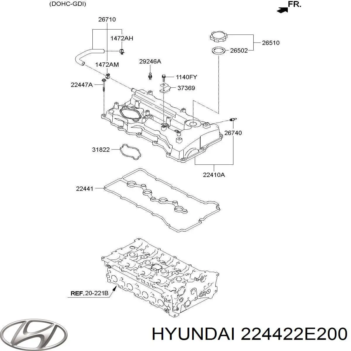  224422E200 Hyundai/Kia