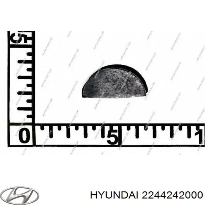 2244242000 Hyundai/Kia Прокладка клапанної кришки двигуна, задній сигмент