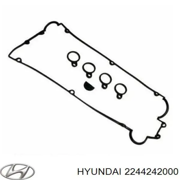Купити 2244242000 Hyundai/Kia Прокладка клапанної кришки двигуна, задній сегмент