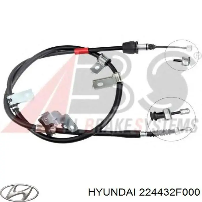 224432F000 Hyundai/Kia прокладка клапанної кришки двигуна, внутрішня
