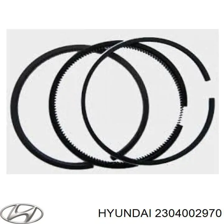 Кільця поршневі комплект на мотор, STD. Hyundai Atos (MX) (Хендай Атос)