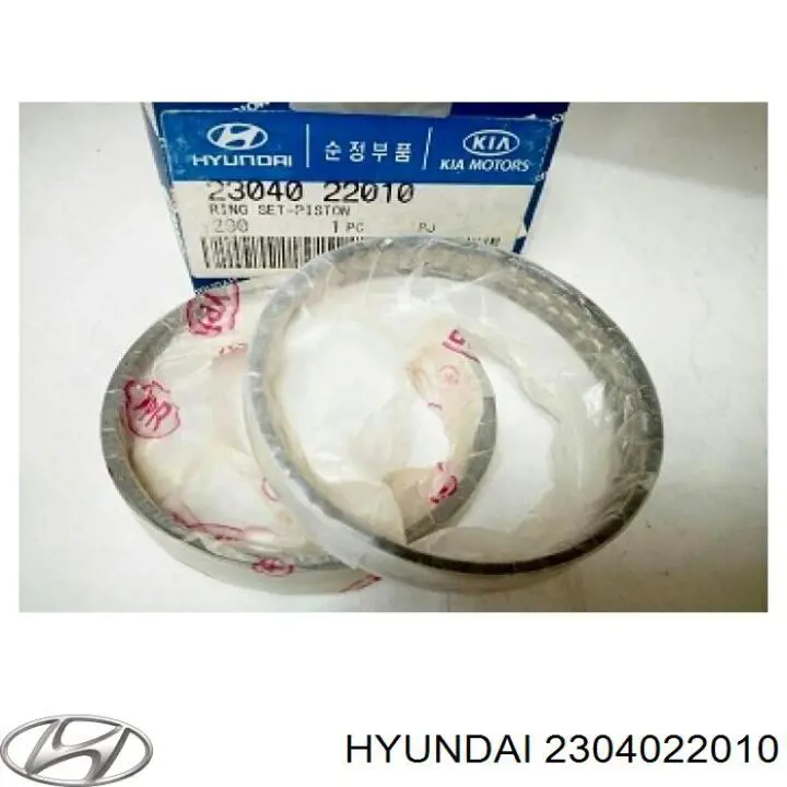 Кільця поршневі комплект на мотор, STD. Hyundai Accent (Хендай Акцент)