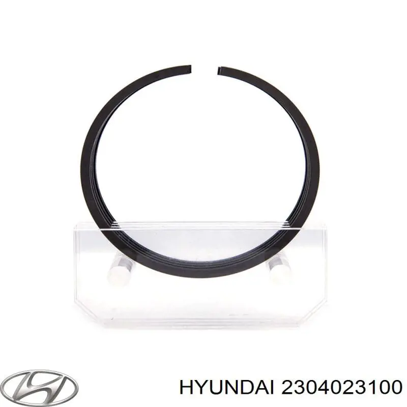 Кільця поршневі комплект на мотор, STD. Hyundai Coupe (RD) (Хендай Купе)