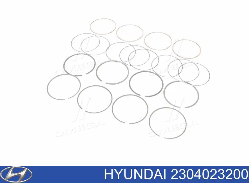 Поршні і шатуни Hyundai/Kia 2304023200 ціна, від 30.32 USD