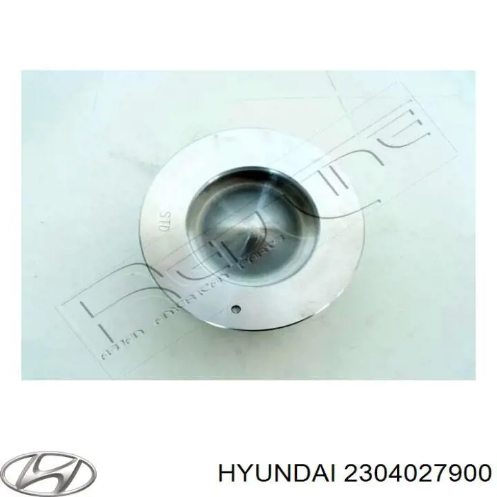 Кільця поршневі комплект на мотор, STD. Hyundai Elantra (XD) (Хендай Елантра)