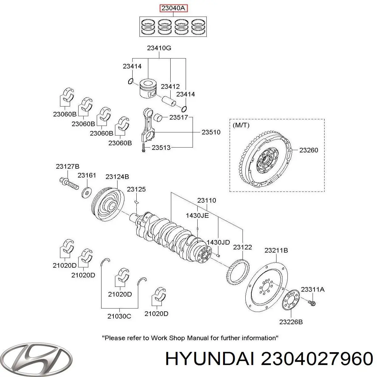 Поршні і шатуни Parts-Mall HCIA110S ціна, від 66.66 USD