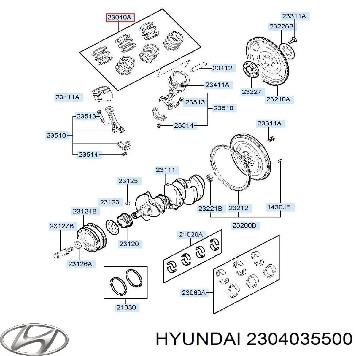  2304035601 Hyundai/Kia