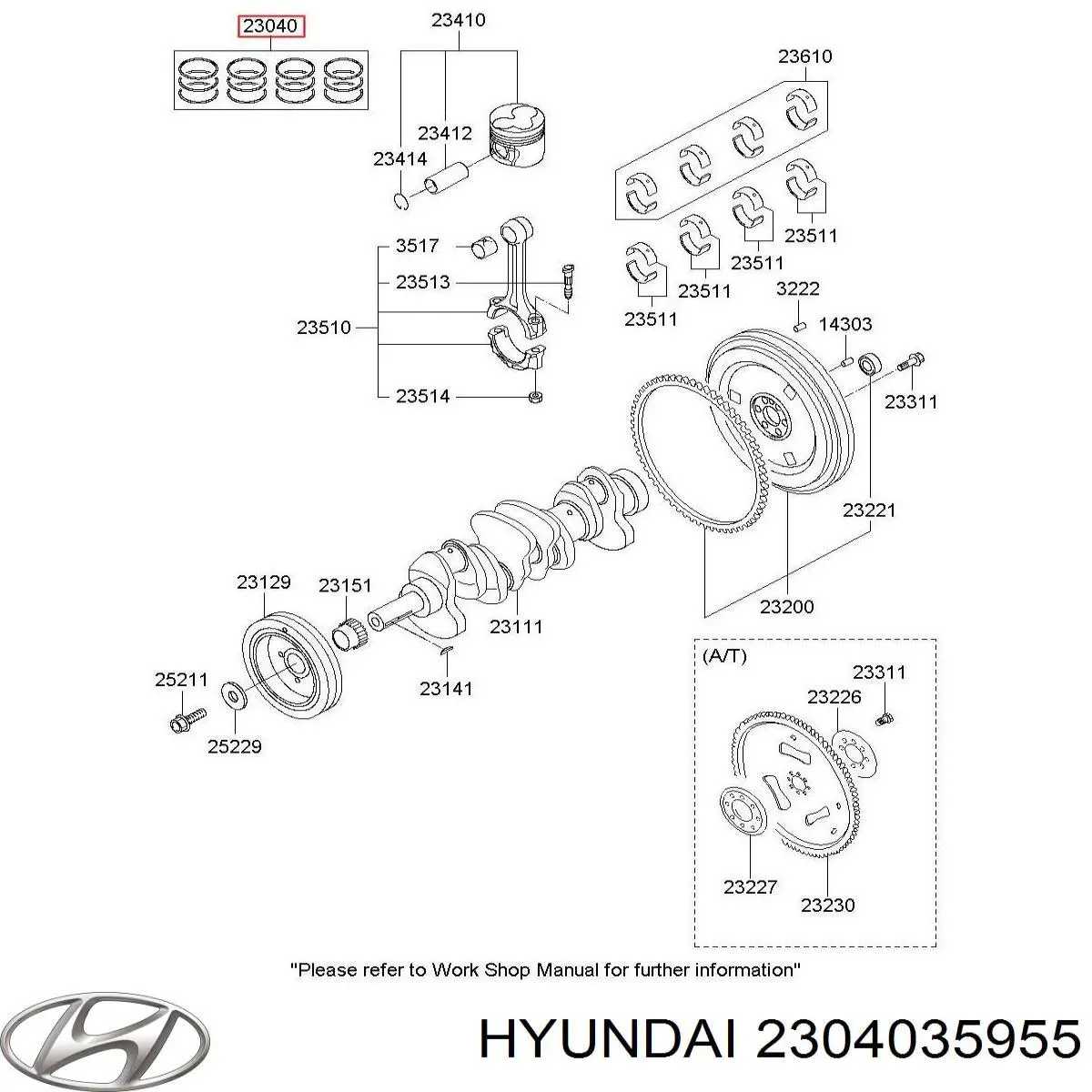  2304035955 Hyundai/Kia