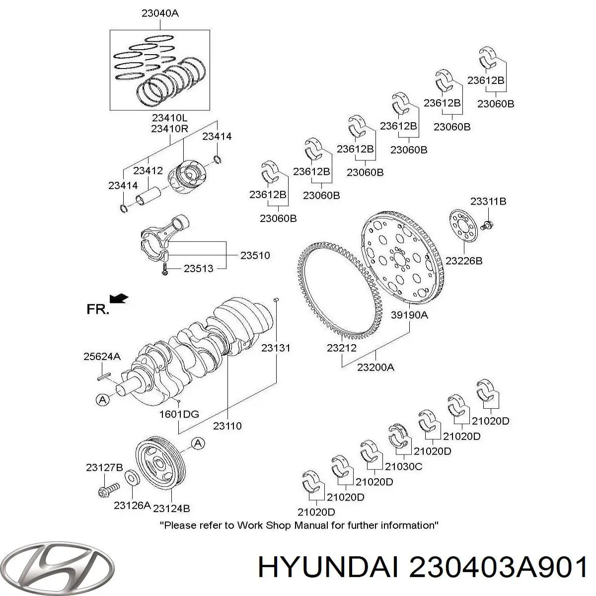 Купити 230403A901 Hyundai/Kia 