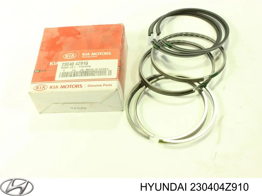 0K7Z111SC0 Hyundai/Kia Кільця поршневі комплект на мотор, STD.