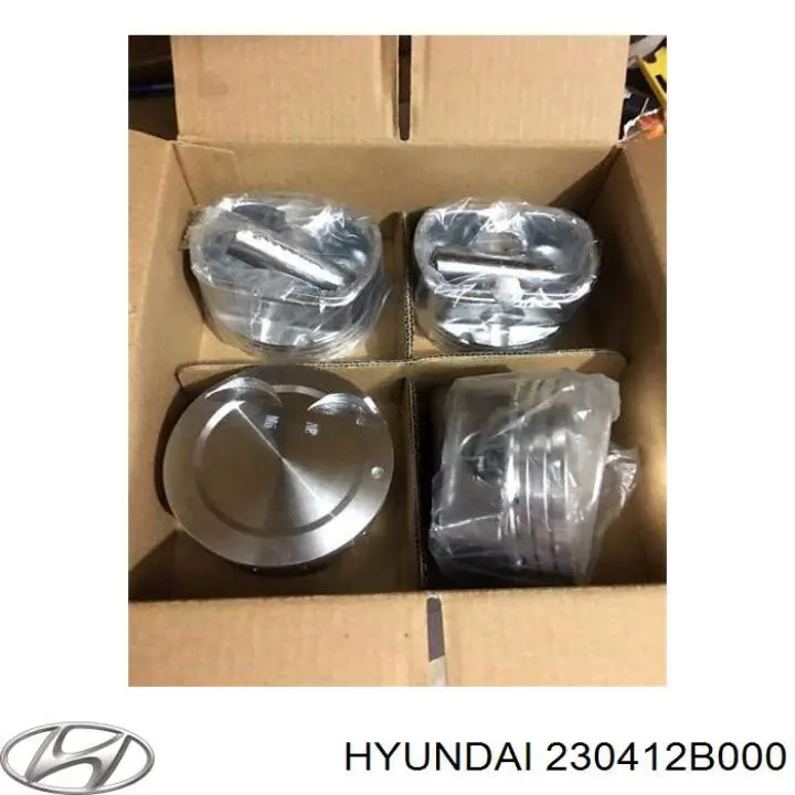 230412B000 Hyundai/Kia поршень з пальцем без кілець, std