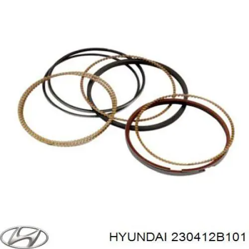 Поршень з пальцем без кілець, STD Hyundai/Kia 230412B101