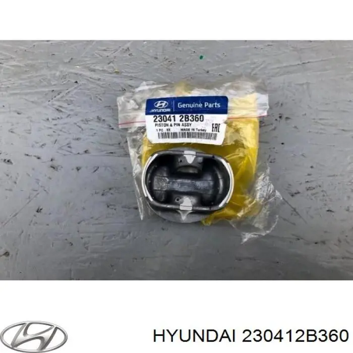 Поршень двигуна без кілець Hyundai/Kia 230412B360 ціна, від 31.51 USD