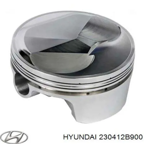 230412B900 Hyundai/Kia поршень з пальцем без кілець, std