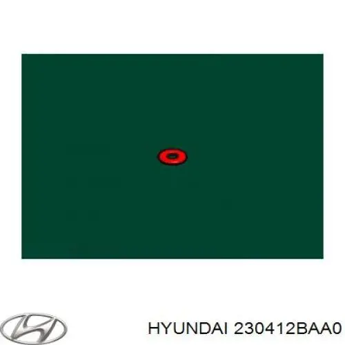 Поршень з пальцем без кілець, STD Hyundai/Kia 230412BAA0