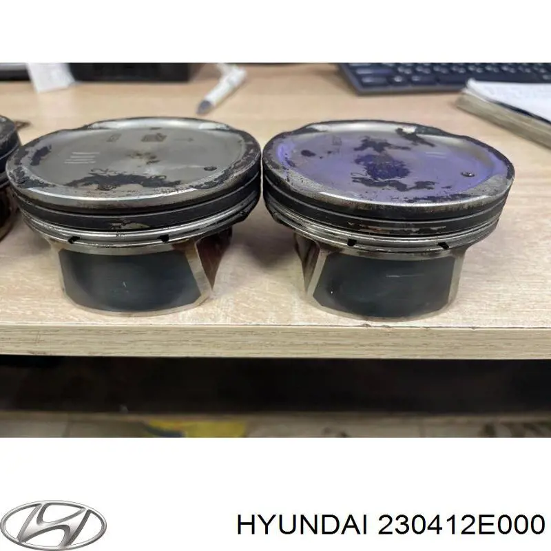 Купити 230412E000 Hyundai/Kia Поршень в комплекті на 1 циліндр, STD