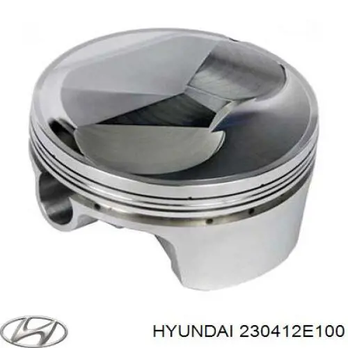 Поршень з пальцем без кілець, STD 230412E100 Hyundai/Kia