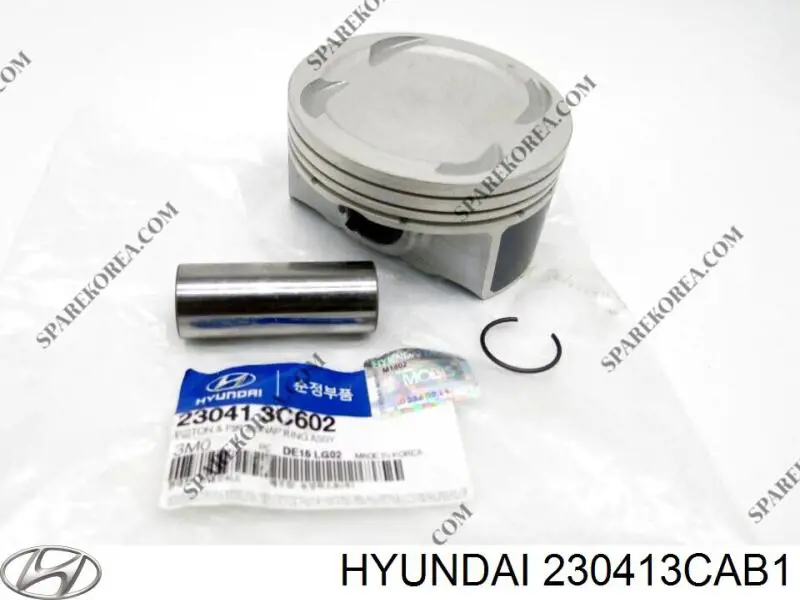 230413CAB1 Hyundai/Kia поршень з пальцем без кілець, std