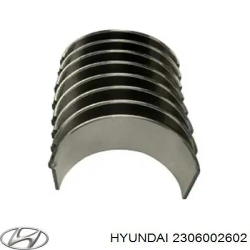 2306002503 Hyundai/Kia вкладиші колінвала, шатунні, комплект, стандарт (std)