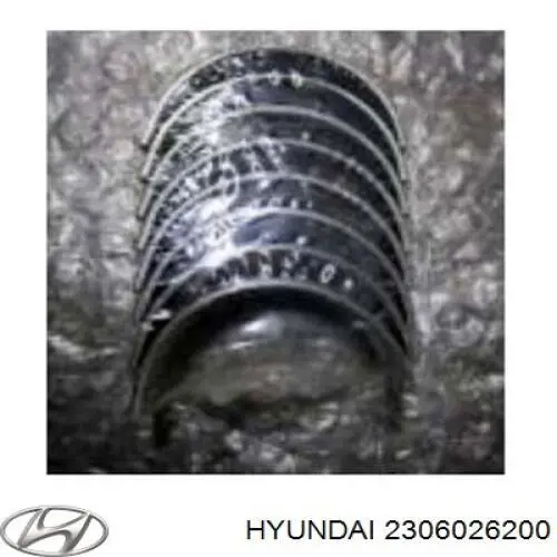 Шатунні вклалиші колінвала STD Hyundai/Kia 2306026200 ціна, від 4.14 USD