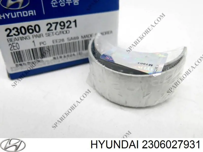 Купити 2306027931 Hyundai/Kia Вкладиші коленвала шатунні