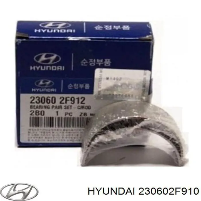 230602F910 Hyundai/Kia вкладиші колінвала, шатунні, комплект, стандарт (std)