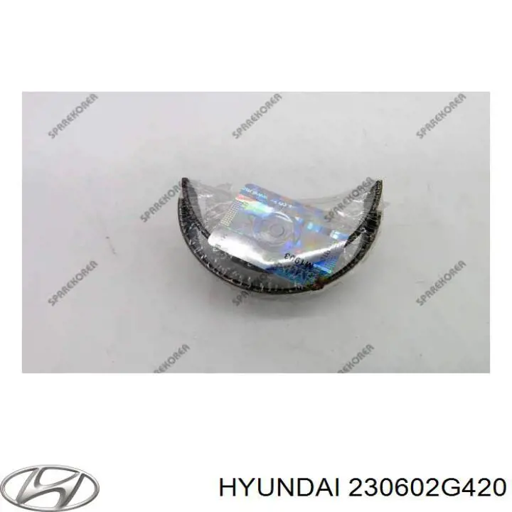 Шатунні вклалиші колінвала STD Hyundai/Kia 230602G420 ціна, від 9.66 USD