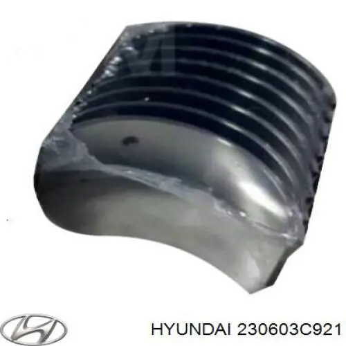 230603C921 Hyundai/Kia Вкладиші коленвала компресора, шатунні, комплект, 1-й ремонт (+0,25)