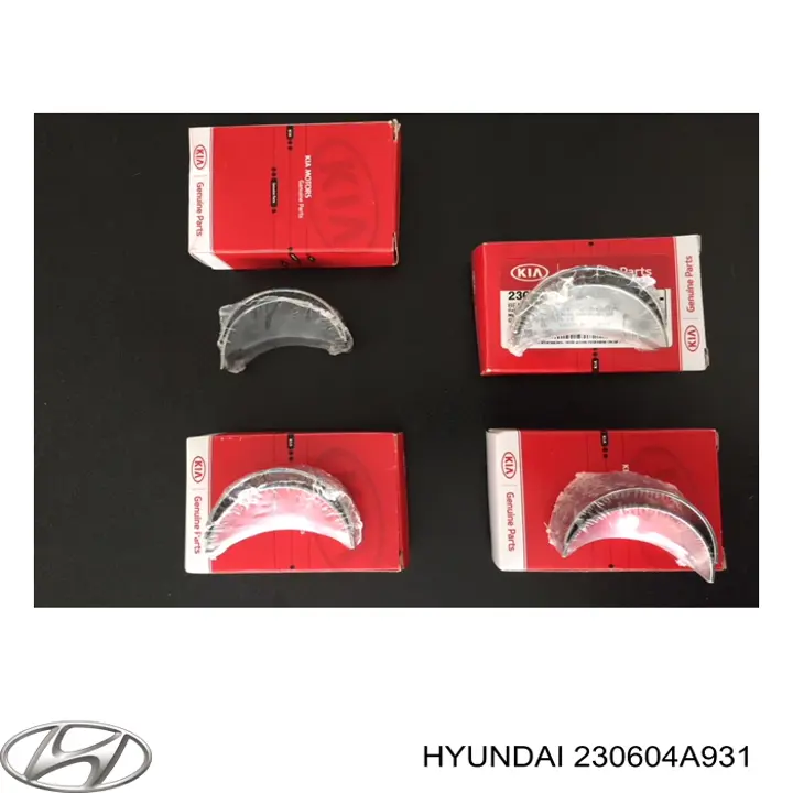 Вкладиші колінвалу, шатунні, комплект, 4-й ремонт (+1,00) R3114A100 Taiho
