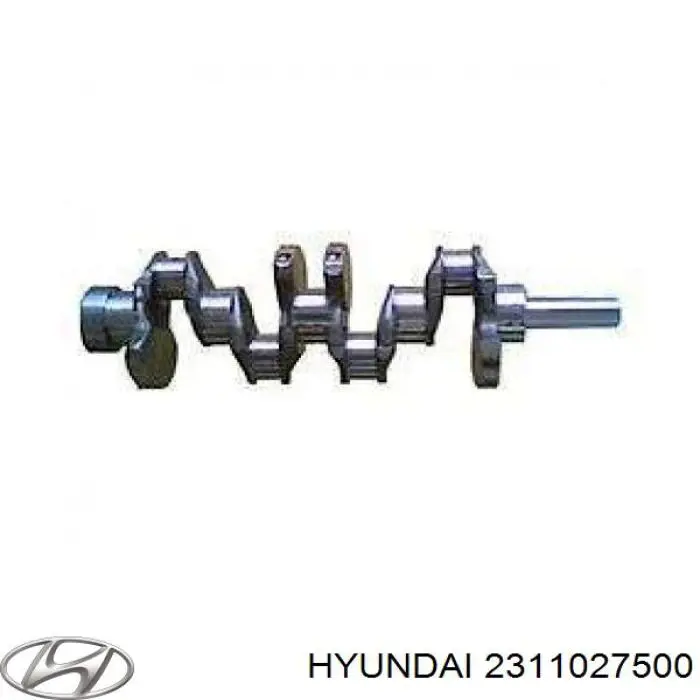 2311027500 Hyundai/Kia Колінвал двигуна