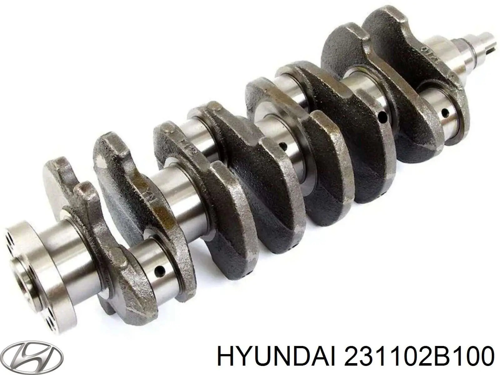 Колінвал двигуна на Hyundai I30 (FD)