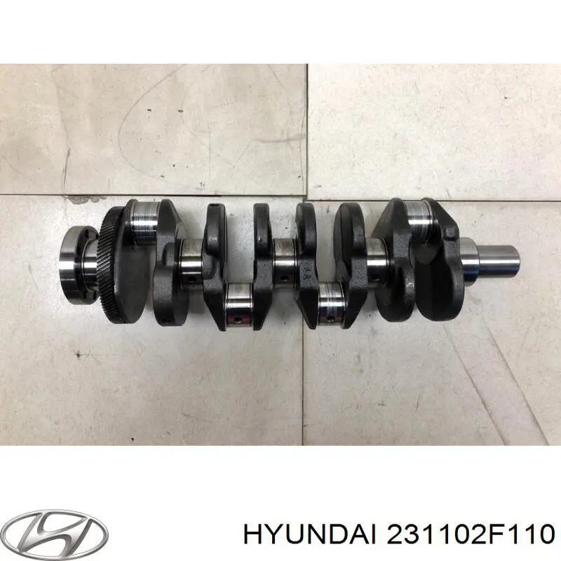 Коленвал двигателя HYUNDAI 231102F110