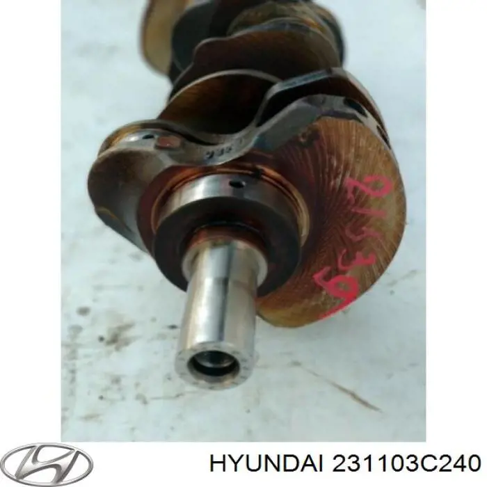 Вал колінчастий і маховик Hyundai/Kia 231103C240 ціна, від 627.13 USD