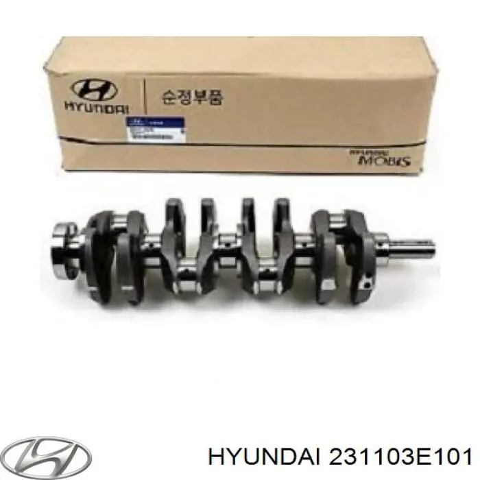 Вал колінчастий і маховик Hyundai/Kia 2311037400 ціна, від 161.38 USD