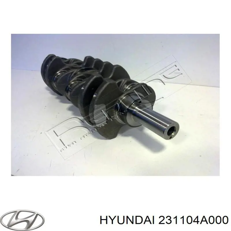 Колінвал двигуна Hyundai H100 (Хендай Н100)