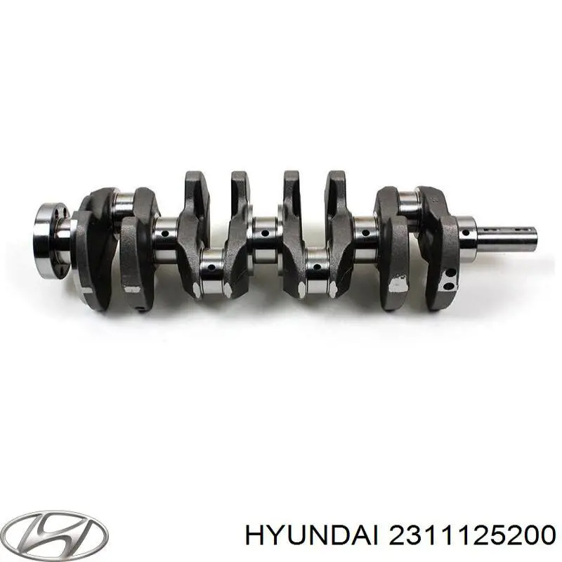 Колінвал двигуна на Hyundai Santa Fe (CM)