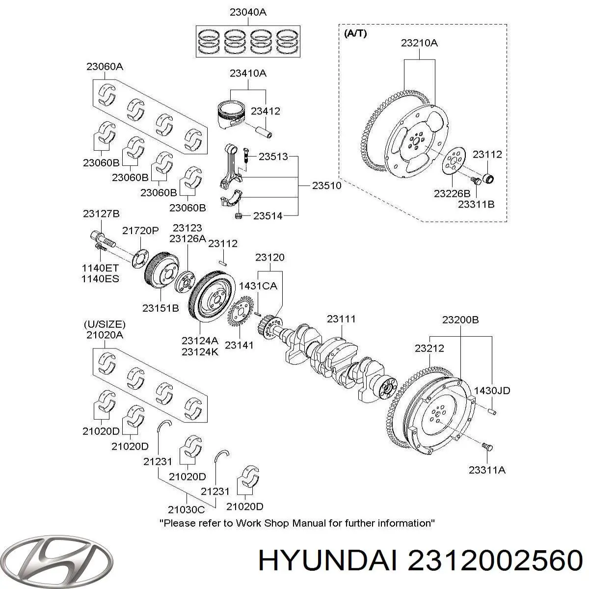 2312002560 Hyundai/Kia 