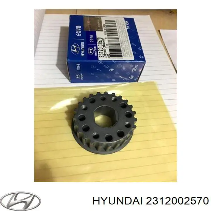 Купити 2312002570 Hyundai/Kia Зірка-шестерня приводу коленвалу двигуна