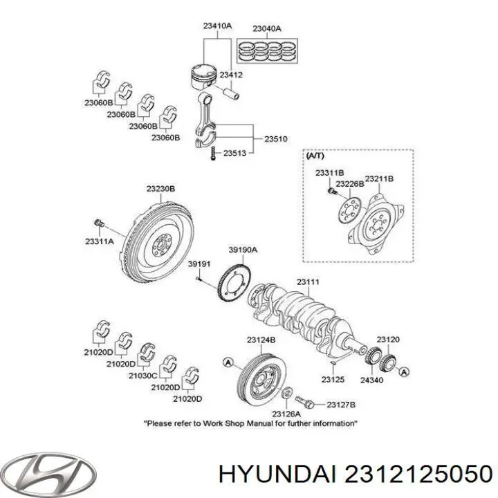 Зірочка приводу коленвала двигуна BGA 2312125050 ціна, від 17.22 USD