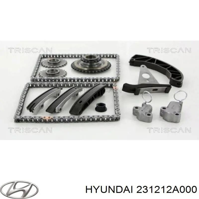 Зірка-шестерня приводу коленвалу двигуна Hyundai I40 (VF) (Хендай I40)