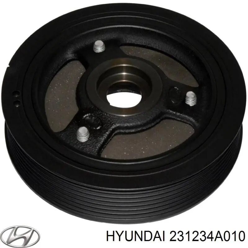 Шків колінвала (демпфер ) Hyundai/Kia 231234A010 ціна, від 13.64 USD