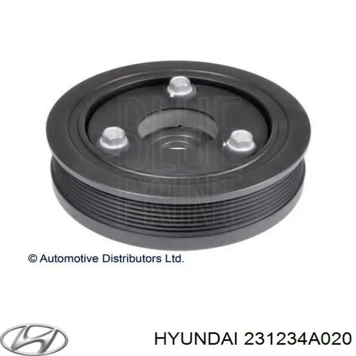 Шків колінвала (демпфер ) Hyundai/Kia 231244A010 ціна, від 12.71 USD
