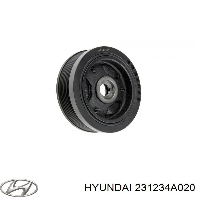 Купити 231244A010 Hyundai/Kia Шків колінчастого вала