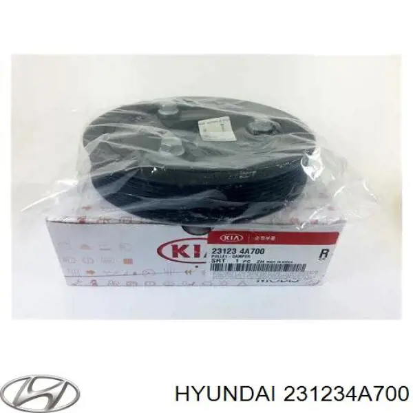 Купити 231234A700 Hyundai/Kia Шків колінчастого вала