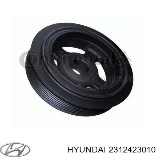 Шків колінвала (демпфер ) Hyundai/Kia 2312423010 ціна, від 39.74 USD