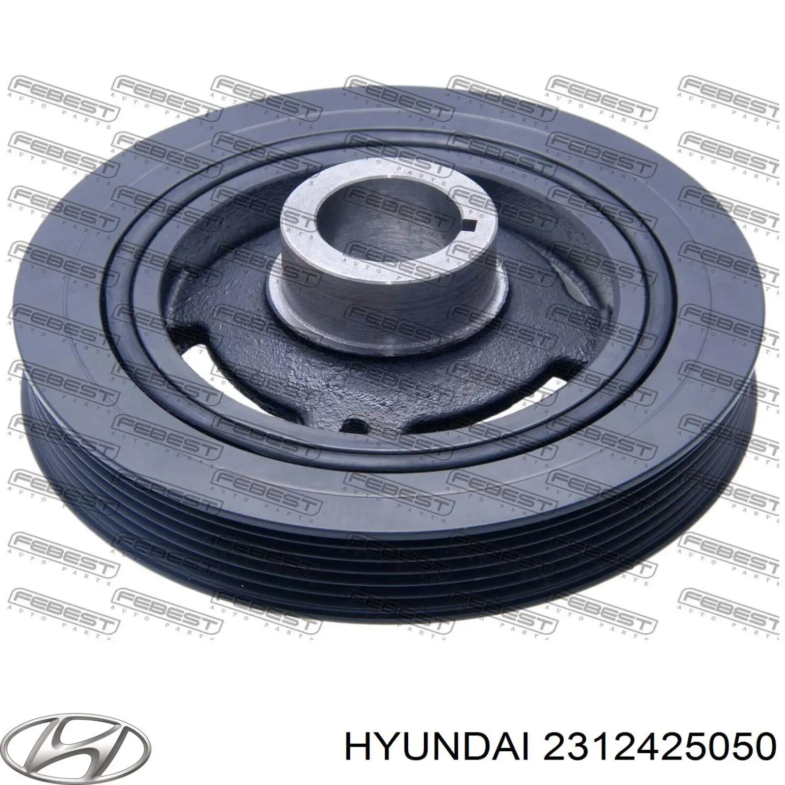 2312425050 Hyundai/Kia Демпфер колінвалу