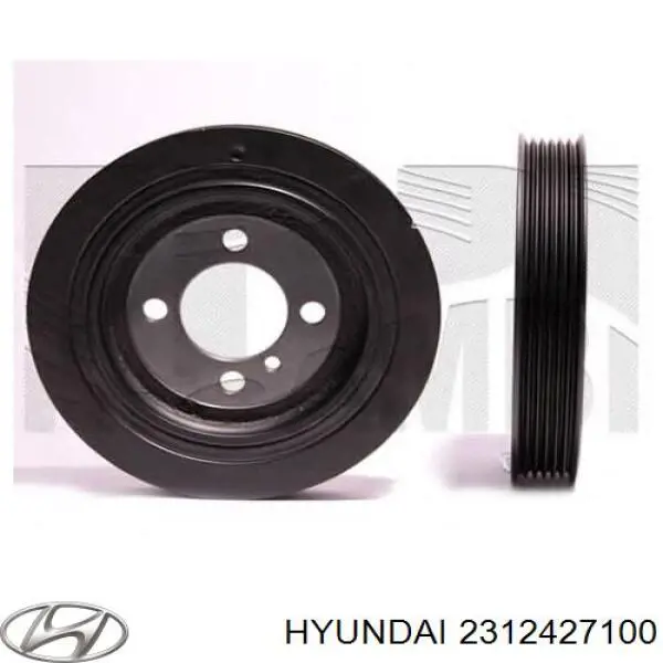 Купити 2312427100 Hyundai/Kia Шків колінчастого вала