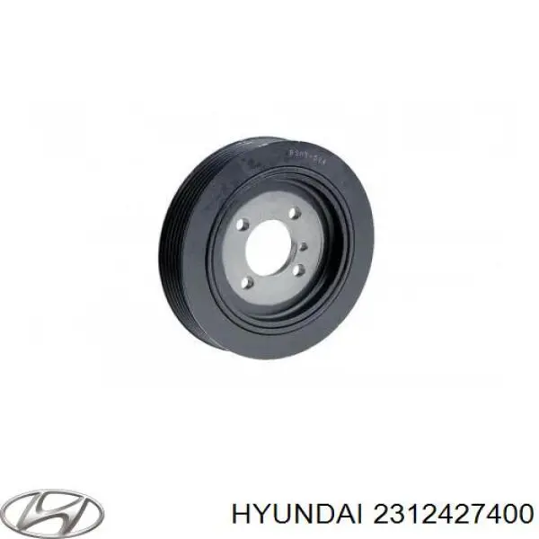 Шків колінвала 2312427400 Hyundai/Kia