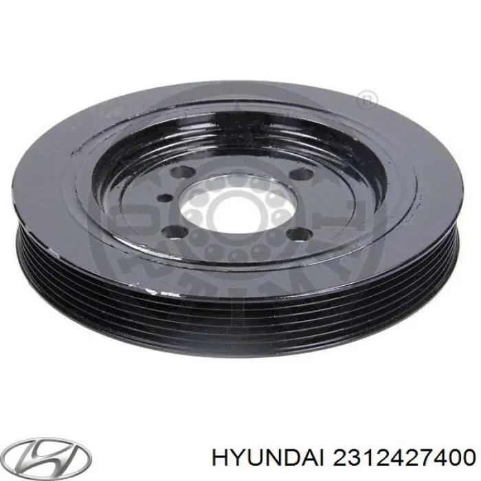 Шків колінвала (демпфер ) Hyundai/Kia 2312427400 ціна, від 12.68 USD