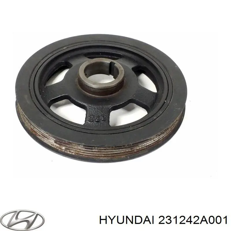 Шків колінвала 231242A001 Hyundai/Kia